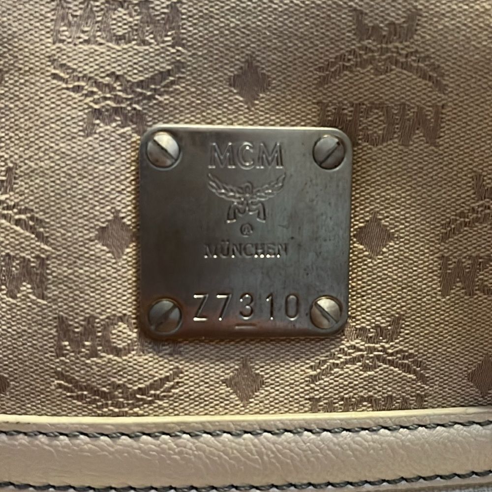 MCM MUNCHEN FABRIC SATCHEL - Picture 12 of 14